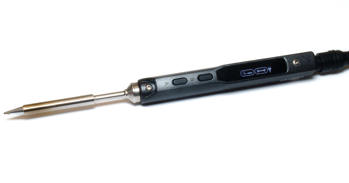 TS100 Soldering Iron - an iron for the bench and on the go